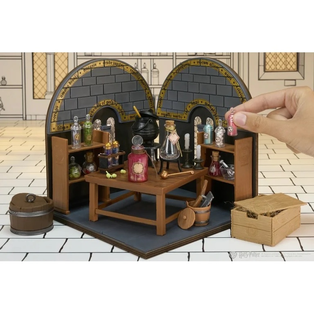 🌸 New MGA's Harry Potter Mini Collectibles, Building Set, Mini Potions Class